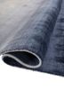 jean grey and black bamboo silk hand loom Rug - FoldShot