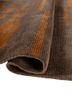 tesoro beige and brown polyester hand loom Rug - FoldShot tesoro beige and brown polyester hand loom Rug - FoldShot