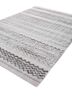 basis grey and black viscose hand loom Rug - FoldShot