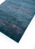konstrukt blue wool and bamboo silk hand loom Rug - FoldShot