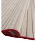 saga ivory wool and bamboo silk hand loom Rug - FoldShot