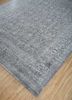 konstrukt blue wool and bamboo silk hand loom Rug - FoldShot konstrukt blue wool and bamboo silk hand loom Rug - FoldShot
