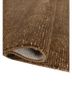 saga beige and brown wool hand loom Rug - FoldShot