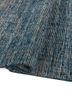 saga blue wool hand loom Rug - FoldShot