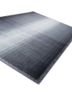 jean grey and black wool hand loom Rug - FoldShot