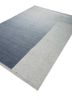 jean blue wool hand loom Rug - FoldShot jean blue wool hand loom Rug - FoldShot