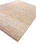 saga beige and brown wool hand loom Rug - FoldShot
