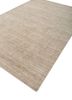 saga beige and brown wool hand loom Rug - FoldShot