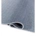 jean blue wool hand loom Rug - FoldShot