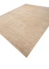 saga beige and brown wool hand loom Rug - FoldShot