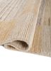saga beige and brown wool hand loom Rug - FoldShot