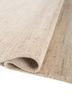 saga beige and brown wool hand loom Rug - FoldShot