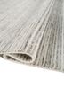 saga blue wool hand loom Rug - FoldShot