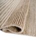 saga beige and brown wool hand loom Rug - FoldShot
