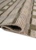 saga beige and brown wool hand loom Rug - FoldShot