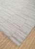saga ivory wool hand loom Rug - FoldShot