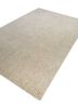 saga ivory wool hand loom Rug - FoldShot