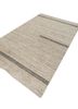 saga beige and brown wool and viscose hand loom Rug - FoldShot saga beige and brown wool and viscose hand loom Rug - FoldShot