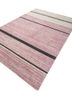 saga grey and black wool and viscose hand loom Rug - FoldShot
