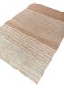 saga red and orange wool and viscose hand loom Rug - FoldShot