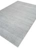 saga grey and black viscose hand loom Rug - FoldShot saga grey and black viscose hand loom Rug - FoldShot