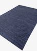saga blue wool and viscose hand loom Rug - FoldShot saga blue wool and viscose hand loom Rug - FoldShot