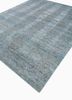 aprezo blue wool hand knotted Rug - FoldShot aprezo blue wool hand knotted Rug - FoldShot