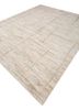 entropy beige and brown wool hand knotted Rug - FoldShot entropy beige and brown wool hand knotted Rug - FoldShot