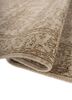 savana beige and brown wool hand knotted Rug - FoldShot