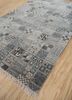 erbe blue wool hand knotted Rug - FoldShot erbe blue wool hand knotted Rug - FoldShot