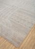 thyme ivory wool hand knotted Rug - FoldShot