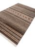 thyme beige and brown wool hand knotted Rug - FoldShot thyme beige and brown wool hand knotted Rug - FoldShot