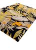 pansy grey and black wool hand knotted Rug - FoldShot pansy grey and black wool hand knotted Rug - FoldShot