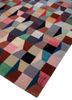 linear multi wool and viscose hand tufted Rug - FoldShot