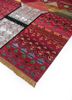 manchaha red and orange wool and bamboo silk hand knotted Rug - FoldShot