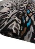 manchaha grey and black wool and bamboo silk hand knotted Rug - FoldShot manchaha grey and black wool and bamboo silk hand knotted Rug - FoldShot