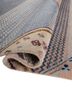 manchaha blue wool and bamboo silk hand knotted Rug - FoldShot