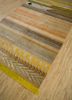 manchaha gold wool and bamboo silk hand knotted Rug - FoldShot manchaha gold wool and bamboo silk hand knotted Rug - FoldShot