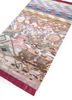 manchaha pink and purple wool and bamboo silk hand knotted Rug - FoldShot manchaha pink and purple wool and bamboo silk hand knotted Rug - FoldShot