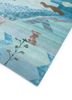 freedom manchaha blue wool and bamboo silk hand knotted Rug - FoldShot freedom manchaha blue wool and bamboo silk hand knotted Rug - FoldShot