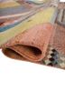 manchaha red and orange wool and bamboo silk hand knotted Rug - FoldShot manchaha red and orange wool and bamboo silk hand knotted Rug - FoldShot