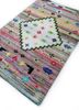 freedom manchaha blue wool and bamboo silk hand knotted Rug - FoldShot freedom manchaha blue wool and bamboo silk hand knotted Rug - FoldShot