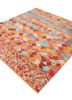 manchaha pink and purple wool and bamboo silk hand knotted Rug - FoldShot manchaha pink and purple wool and bamboo silk hand knotted Rug - FoldShot