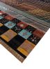 manchaha grey and black wool and bamboo silk hand knotted Rug - FoldShot manchaha grey and black wool and bamboo silk hand knotted Rug - FoldShot