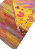 manchaha pink and purple wool and bamboo silk hand knotted Rug - FoldShot