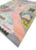 freedom manchaha blue wool and bamboo silk hand knotted Rug - FoldShot freedom manchaha blue wool and bamboo silk hand knotted Rug - FoldShot