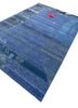 manchaha blue wool and bamboo silk hand knotted Rug - FoldShot manchaha blue wool and bamboo silk hand knotted Rug - FoldShot