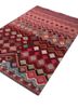 manchaha red and orange wool and bamboo silk hand knotted Rug - FoldShot manchaha red and orange wool and bamboo silk hand knotted Rug - FoldShot