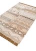 manchaha ivory wool and bamboo silk hand knotted Rug - FoldShot