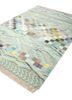 manchaha green wool and bamboo silk hand knotted Rug - FoldShot manchaha green wool and bamboo silk hand knotted Rug - FoldShot